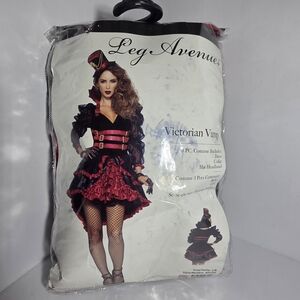 ​Leg Avenue Victorian Vamp Vampire Halloween Costume Women’s Large 3pc Dress